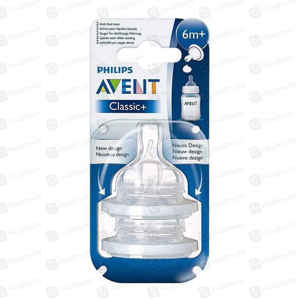 Avent Classic (6M+) 2 Nipples