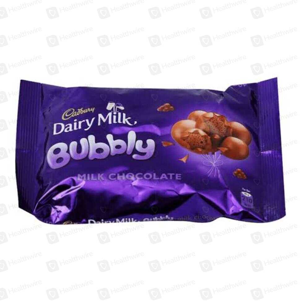 Dairy Milk Bubbly (Rs 85) 24 Chocolates