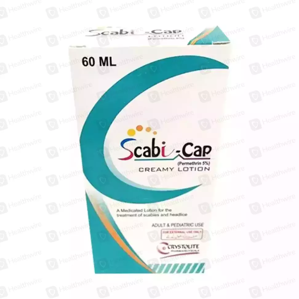 Scabi-Cap (5%) 60Ml Creamy Lotion