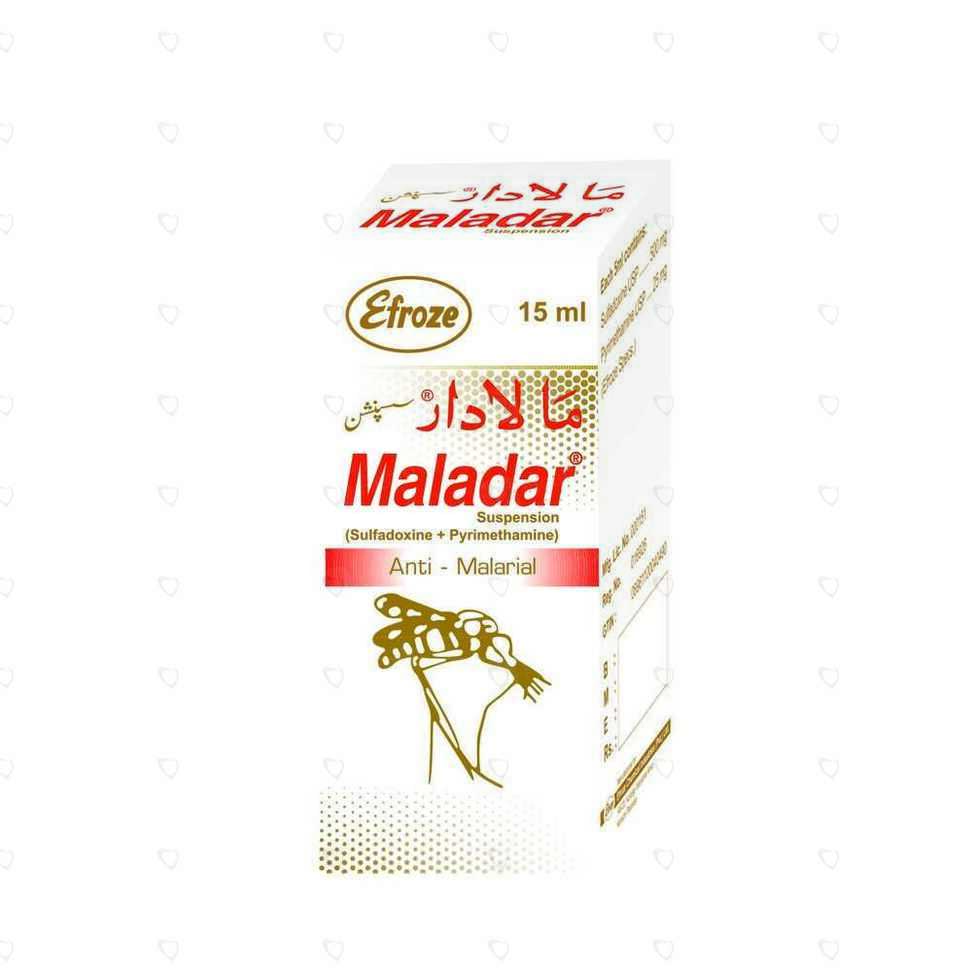 Maladar (500/25Mg) 15Ml Suspension