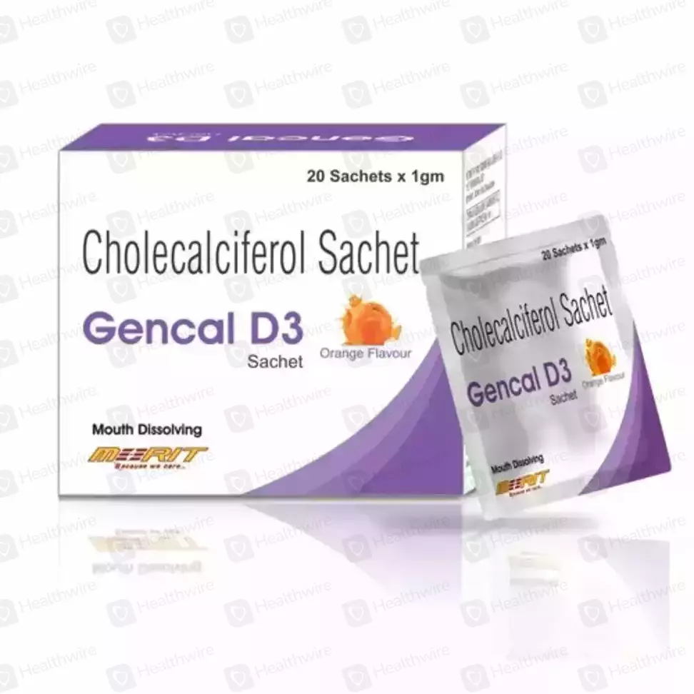 Gencal D3 Sachet 20