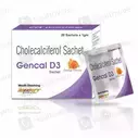 Gencal D3 Sachet 20