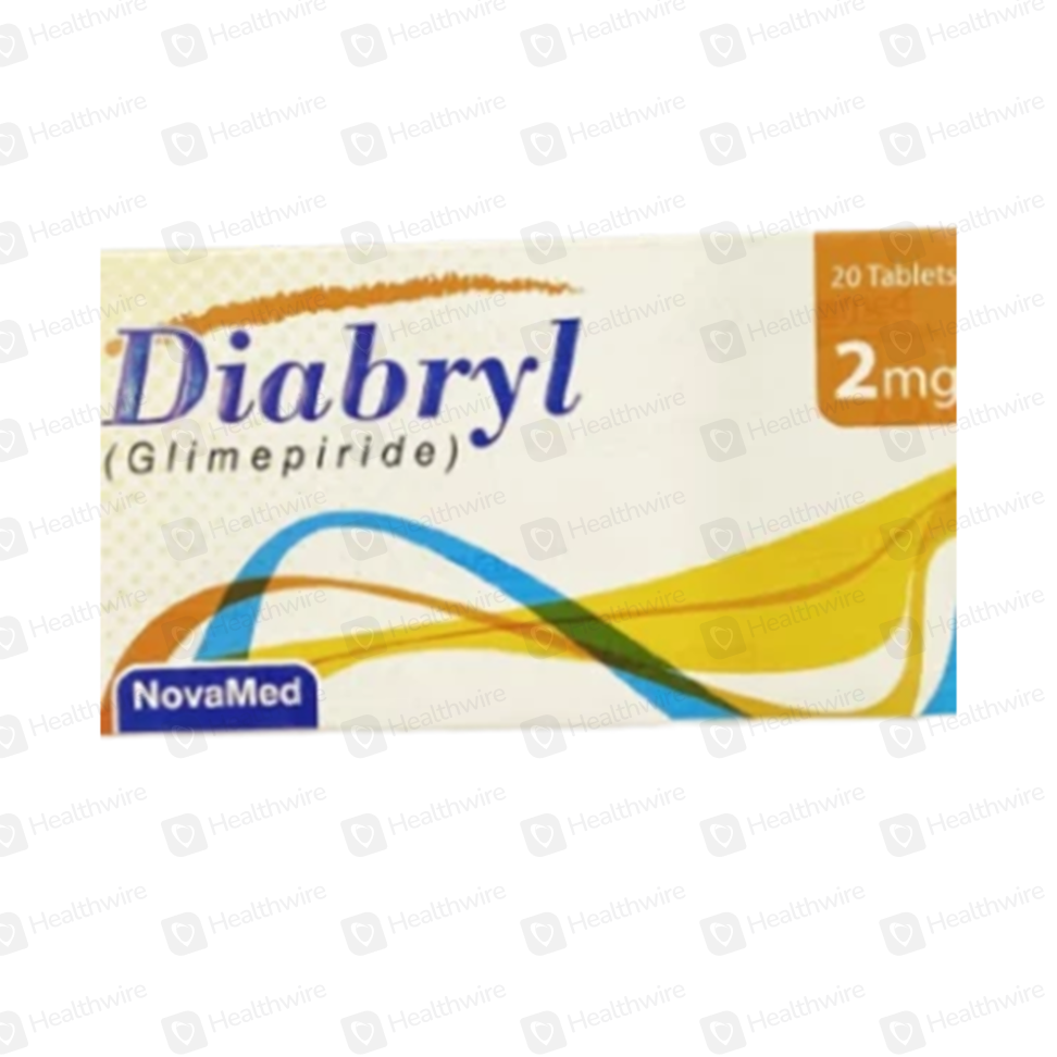 Diabryl (2Mg) 20 Tablets