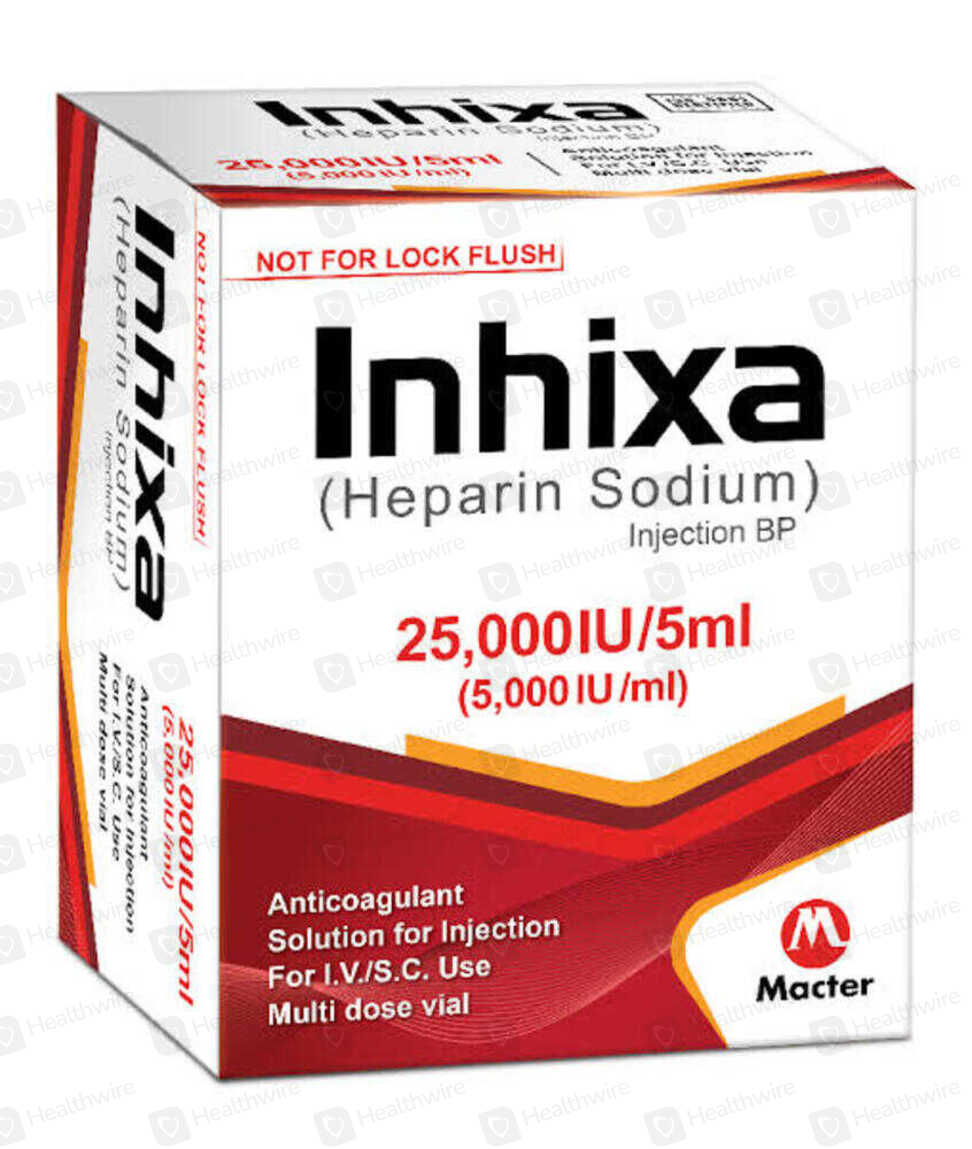 Inhixa Heprain Sodium 25000Iu (5Ml) Injection