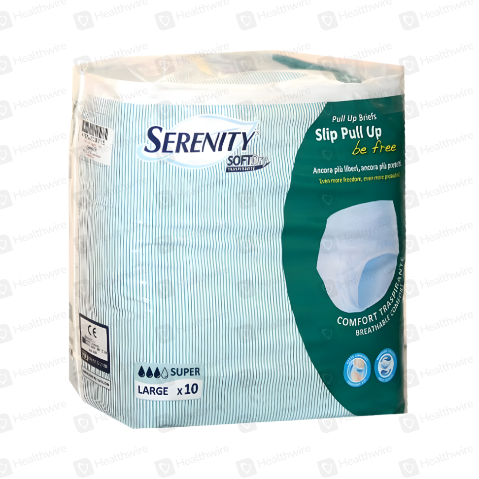 Serenity Slip Pull Up (Large) 10 Diapers
