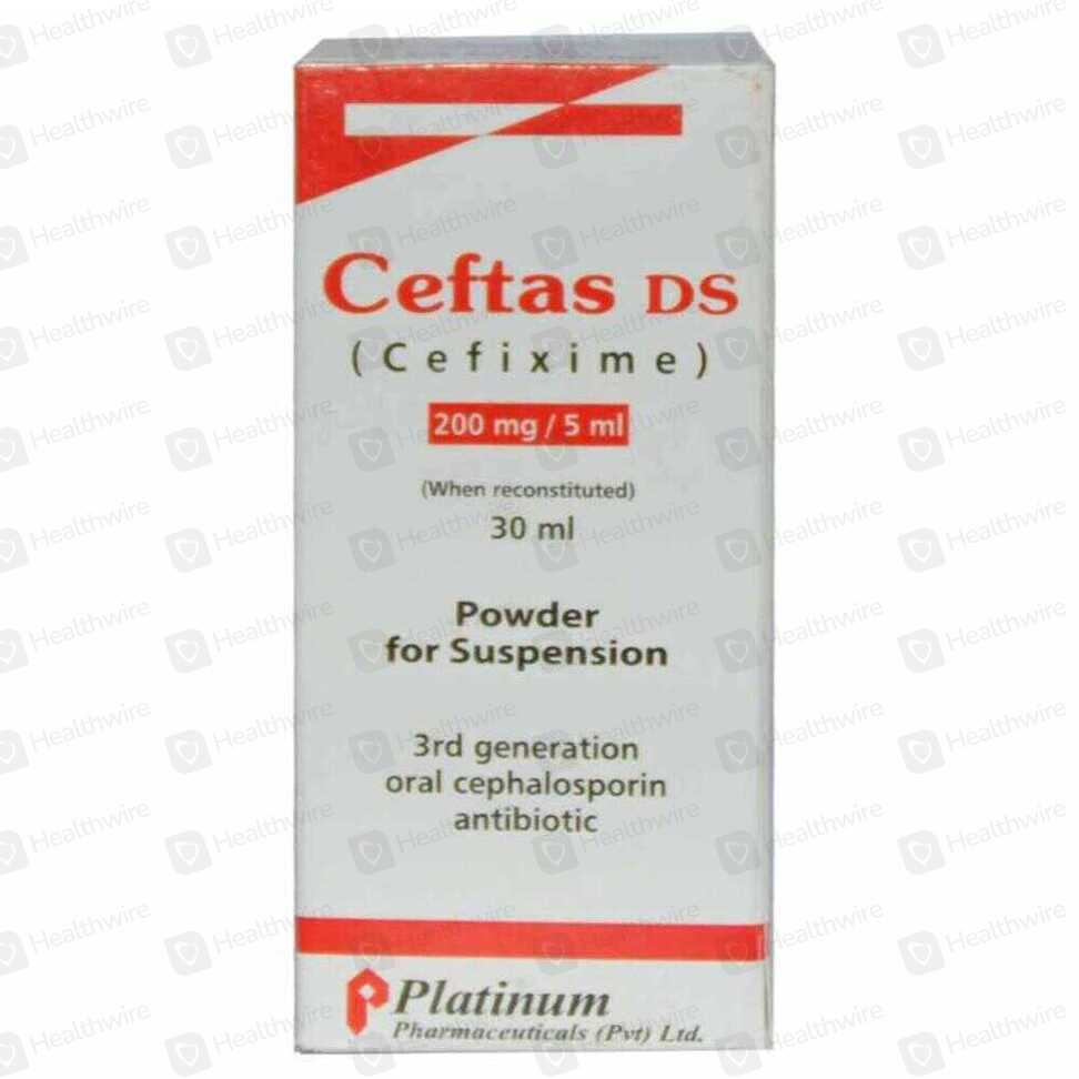 Ceftas (100Mg/5Ml) 30Ml Suspension