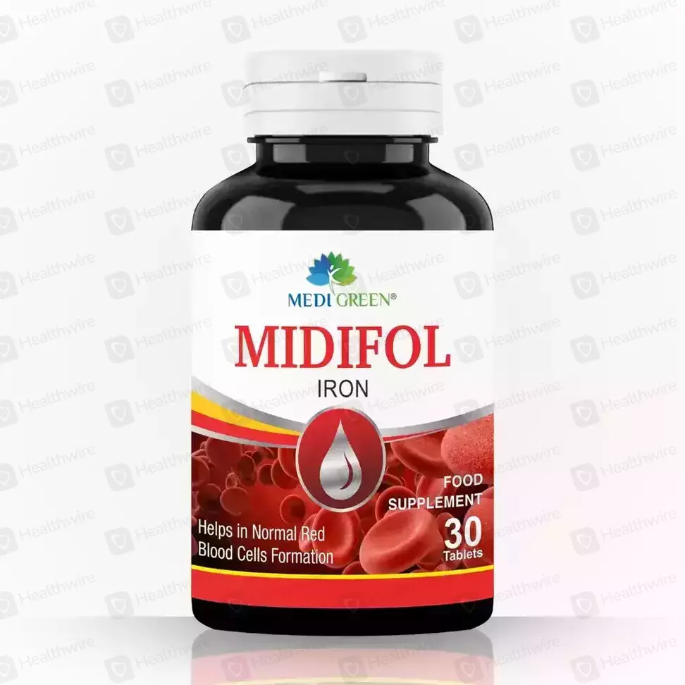 Medi Green (Midifol) 30 Tablets