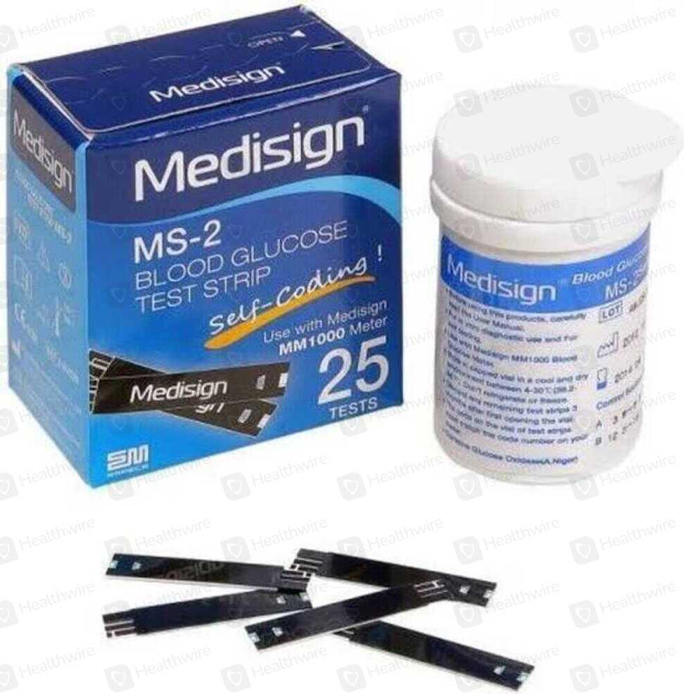 Medisign Sugar Strips  (25*2)