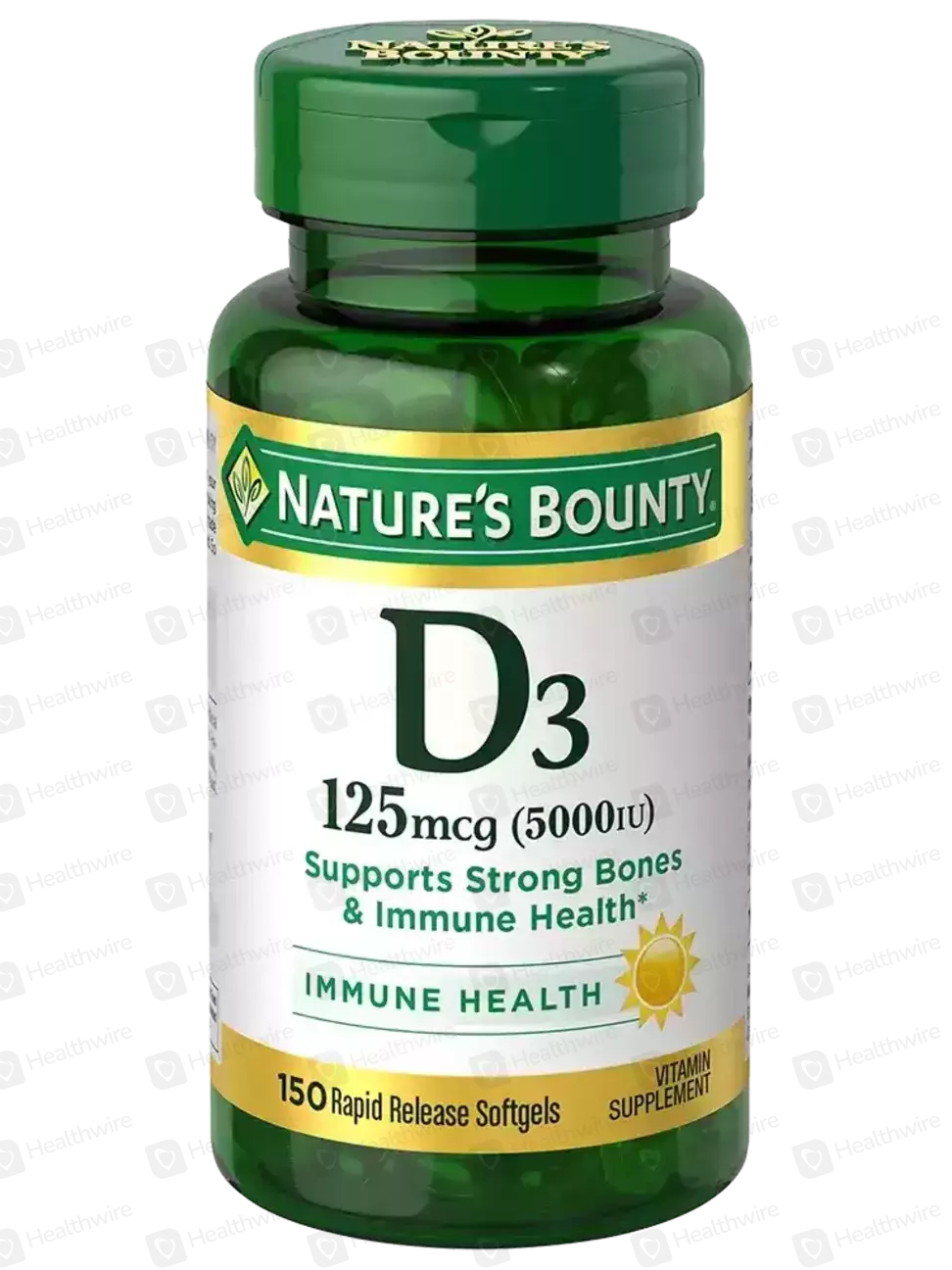 Nature'S Bounty D3 (5000Iu) 150 Softgels