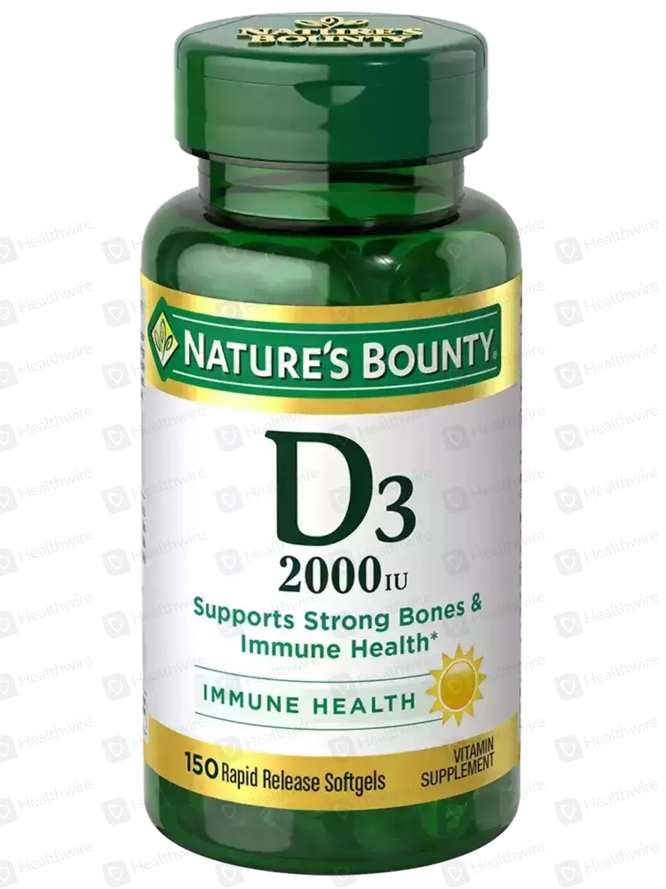 Nature'S Bounty D3 50Mcg (2000Iu) 150 Softgels
