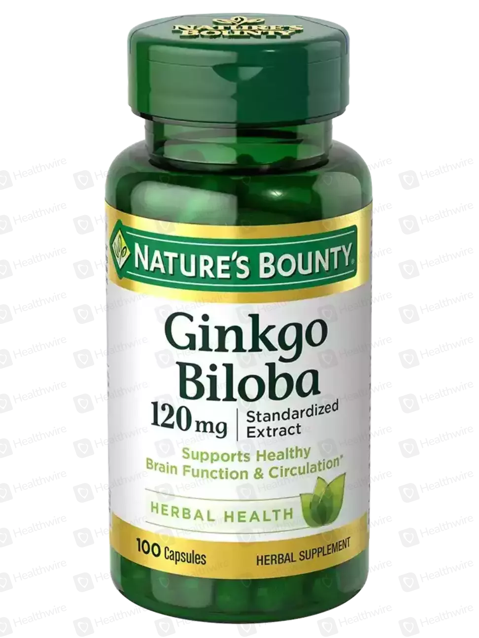 Nature'S Bounty Ginkgo Biloba (120Mg) 100 Capsules