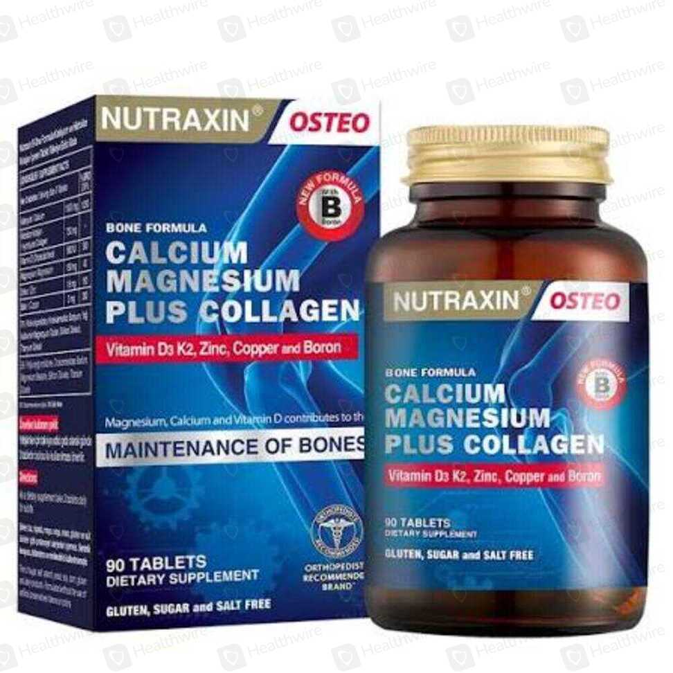 Nutraxin (Calcium & Magnesium+ Collagen) 90S Tab