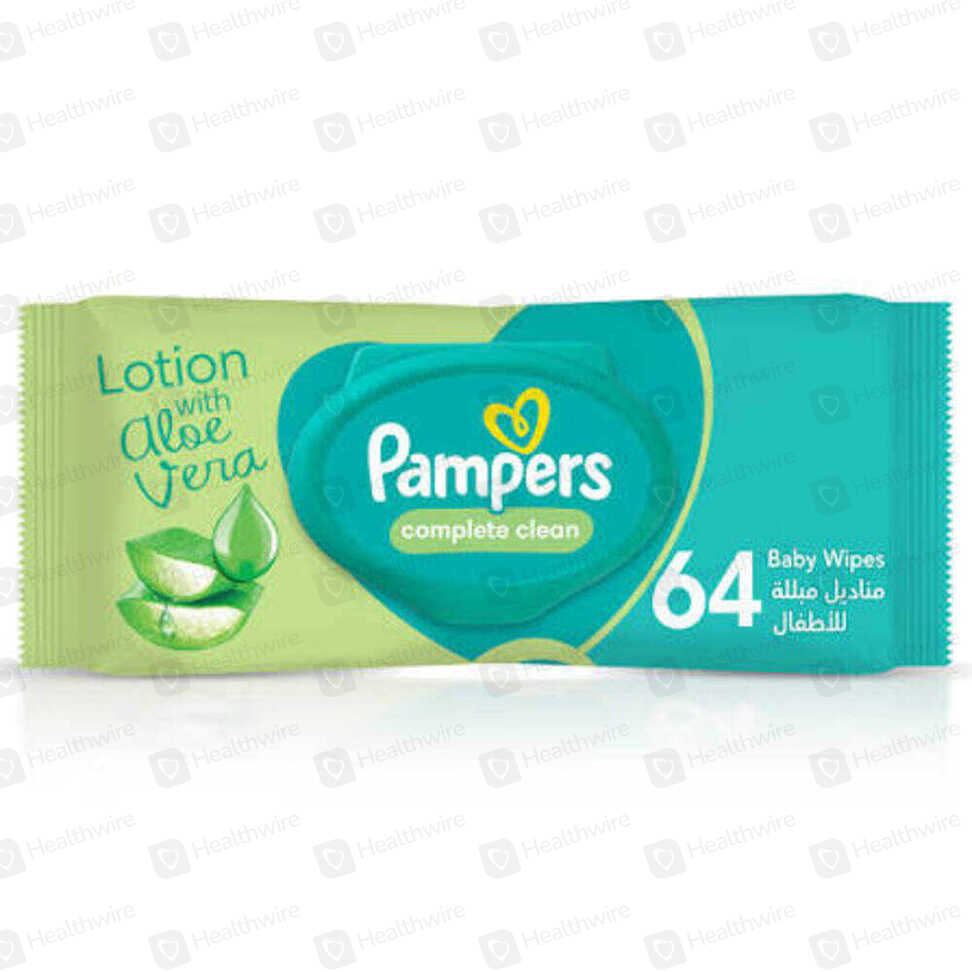 Pampers Baby Wipes 64 Pcs