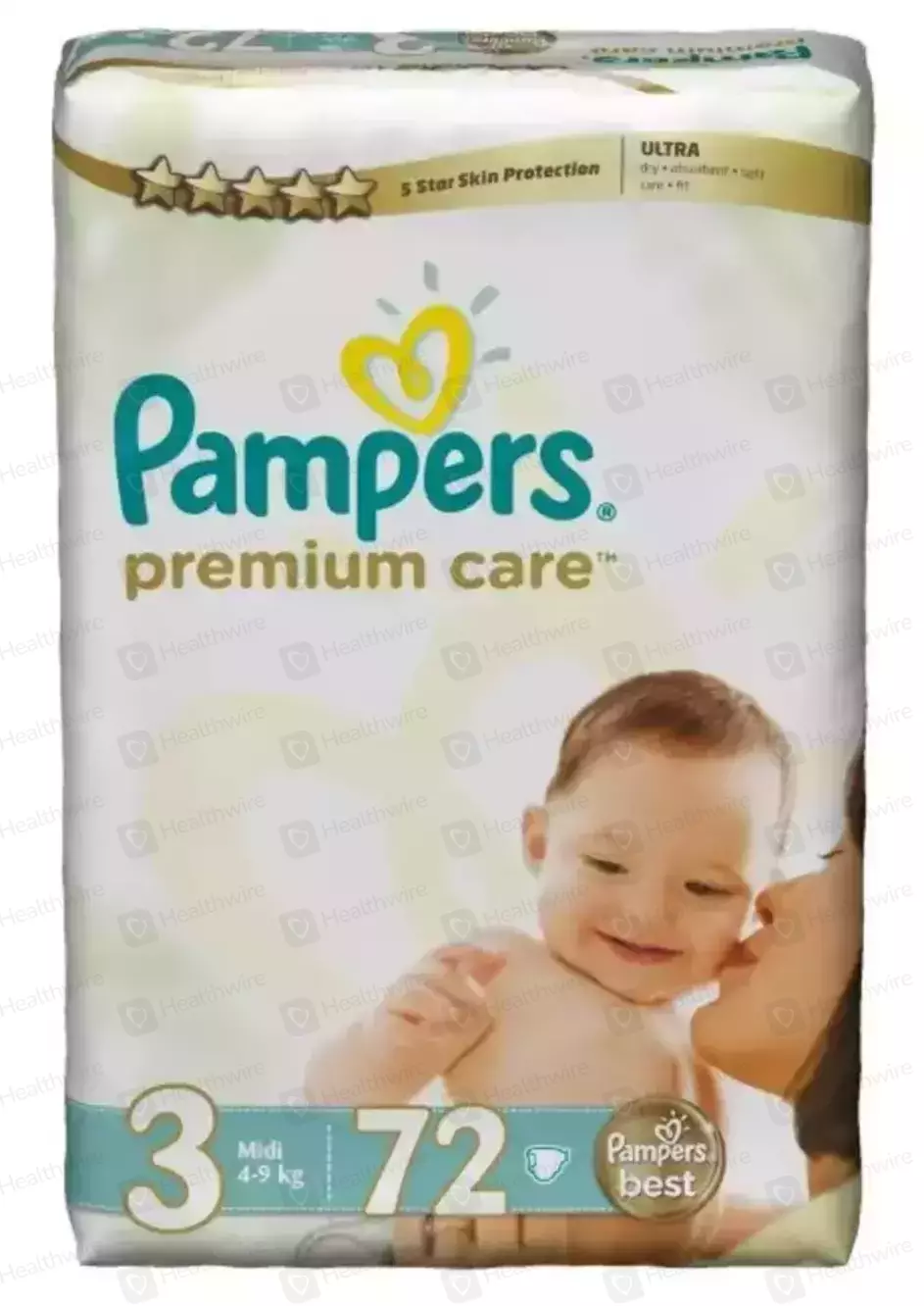 Pampers Midi (3 No.) 72 Pcs