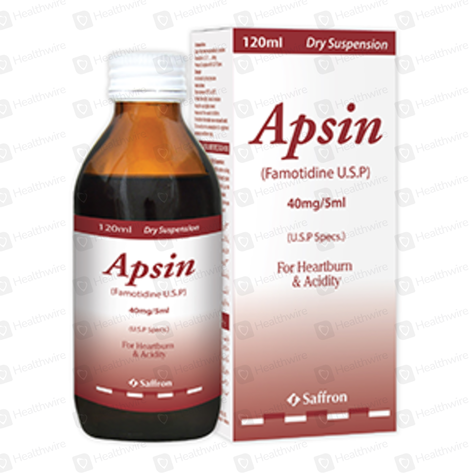 Apsin (40Mg/5Ml) (120Ml) Suspension