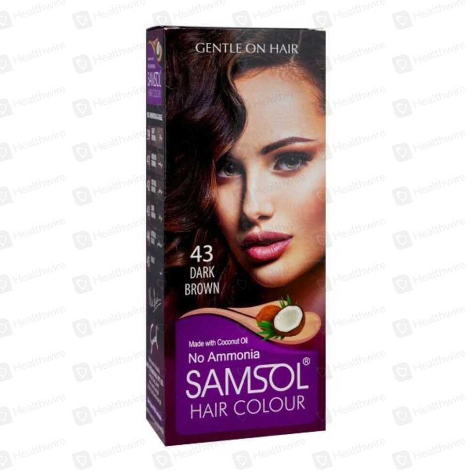 Samsol (43-Dark Brown) Hair Colour Large