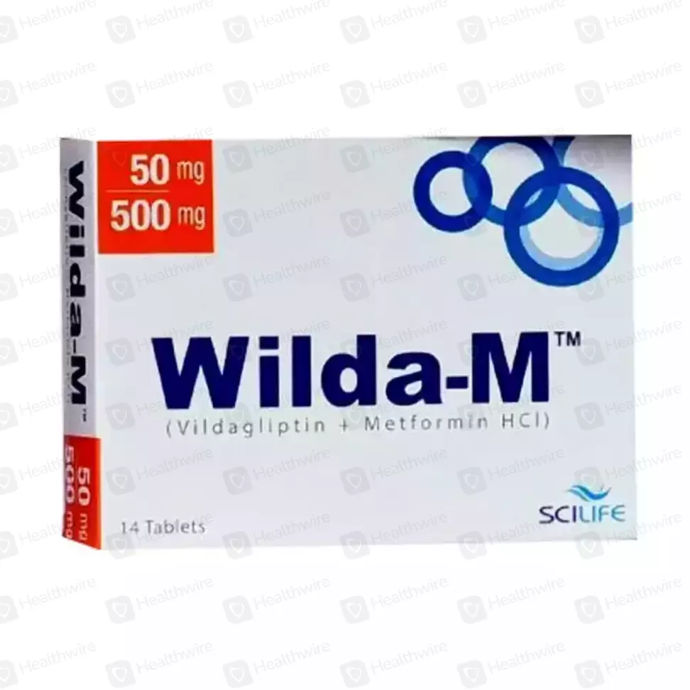 Wilda-M (50/500Mg) 14 Tablets