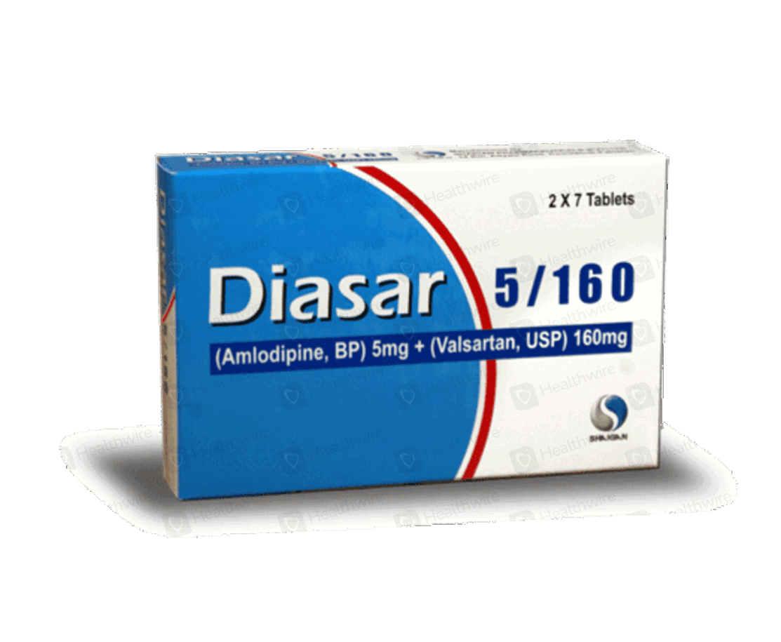 Diasar (5/160Mg) 14 Tablets