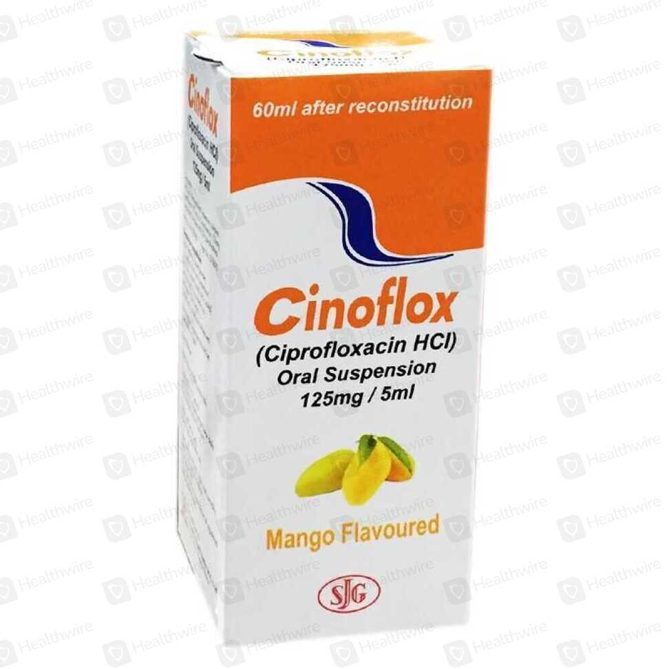 Cinoflox (125Mg/5Ml) 60Ml Suspension