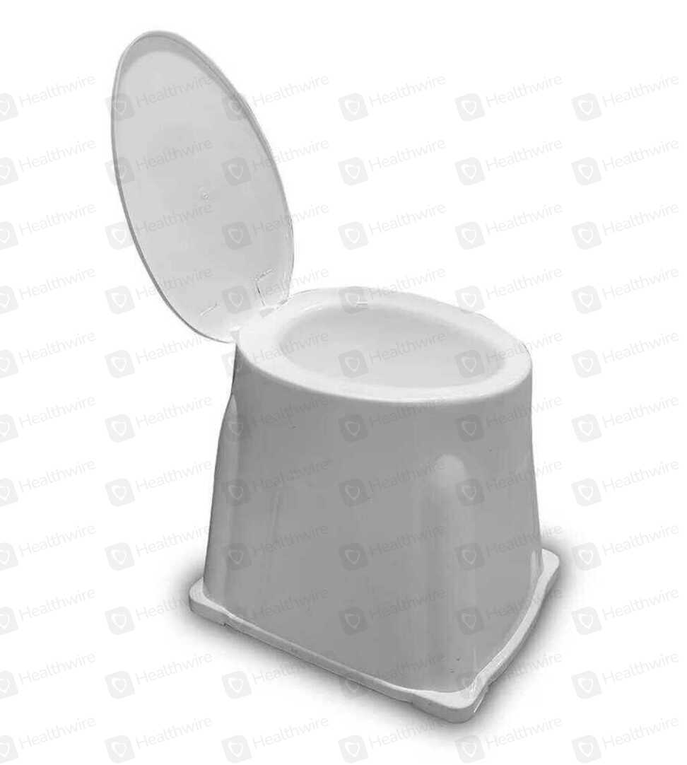 Commod Stool (White Plastic)