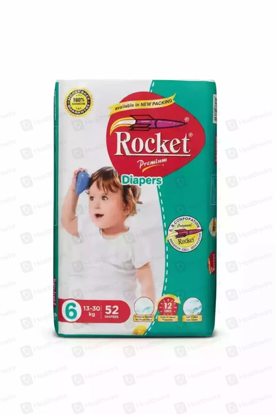 Rocket Baby Diaper XXl  52pcs