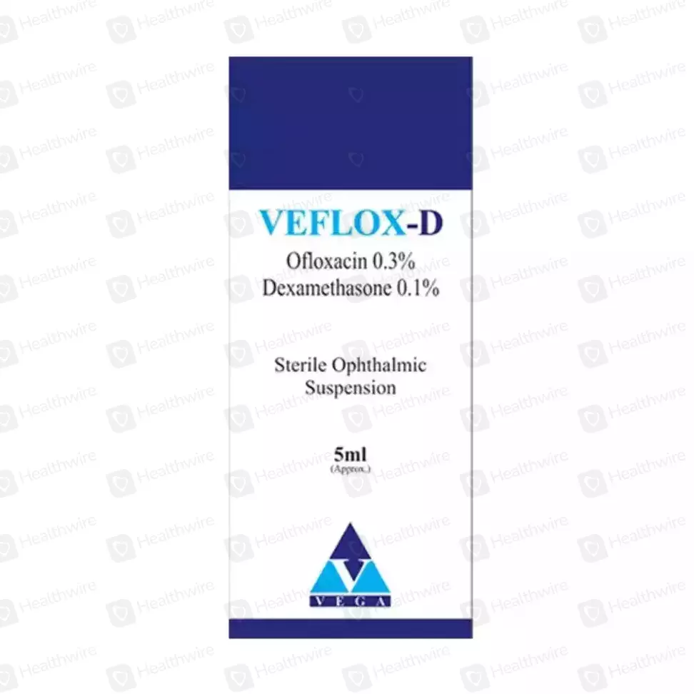 Veflox-D (0.3/0.1%) 5Ml Eye Suspension