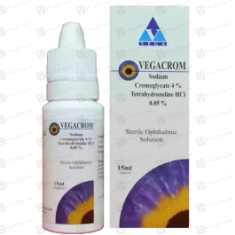 Vegacrom (4/0.05%) 15Ml Eye Drops