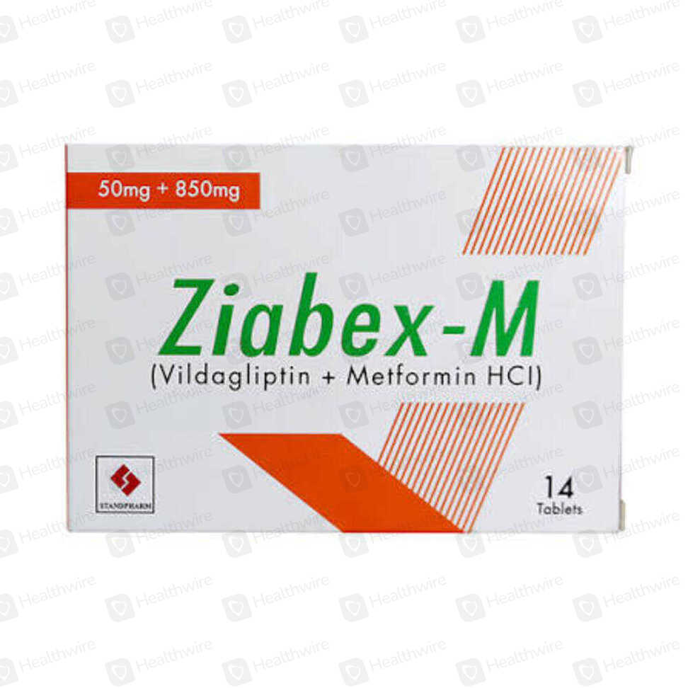 Ziabex-M (50/1000Mg) 14 Tablets