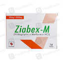 Ziabex-M (50/1000Mg) 14 Tablets