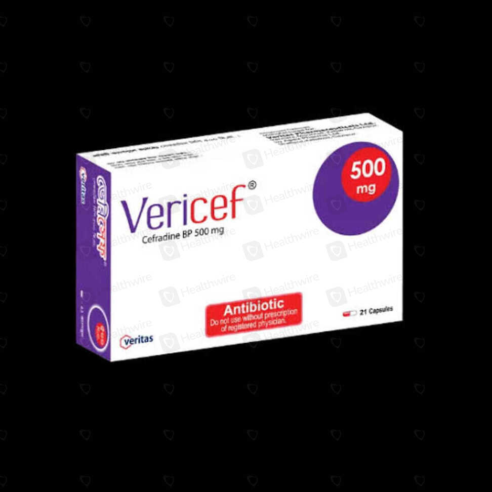 Vericef 500Mg Cap 10S
