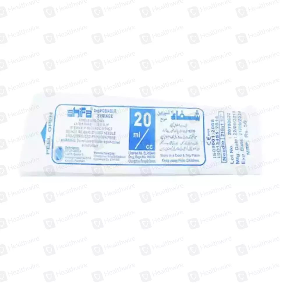 Shifa Syringe (20Cc) 1 Syringe