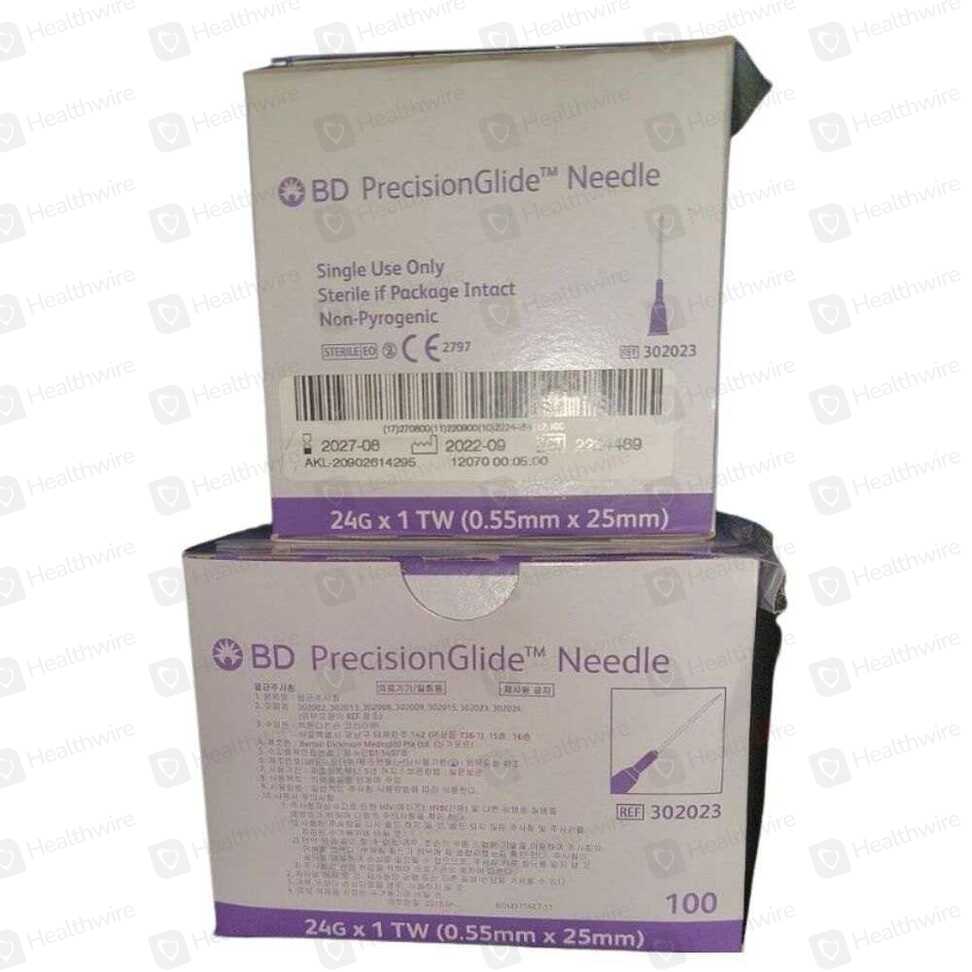 Bd Needle (24G/0.31Mm) 100S