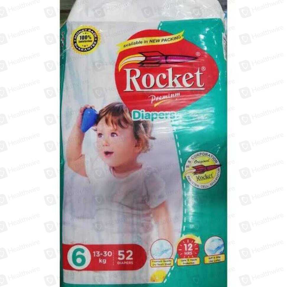 Rocket Premium Jumbo Xxl (52X4) Diapers