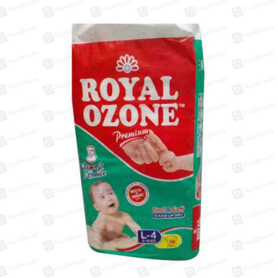 Royal Ozone Baby Diaper (Maxi-4) Junior Pack