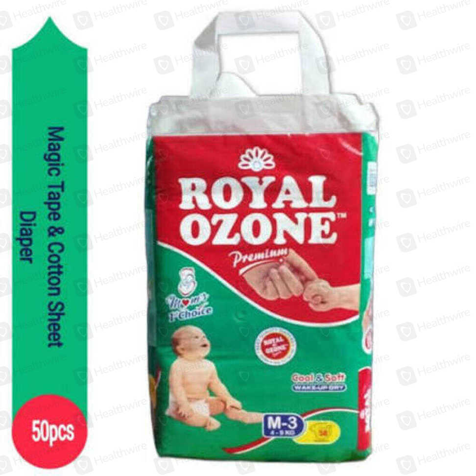Royal Ozone Baby Diaper (Midi-3) Junior Pack