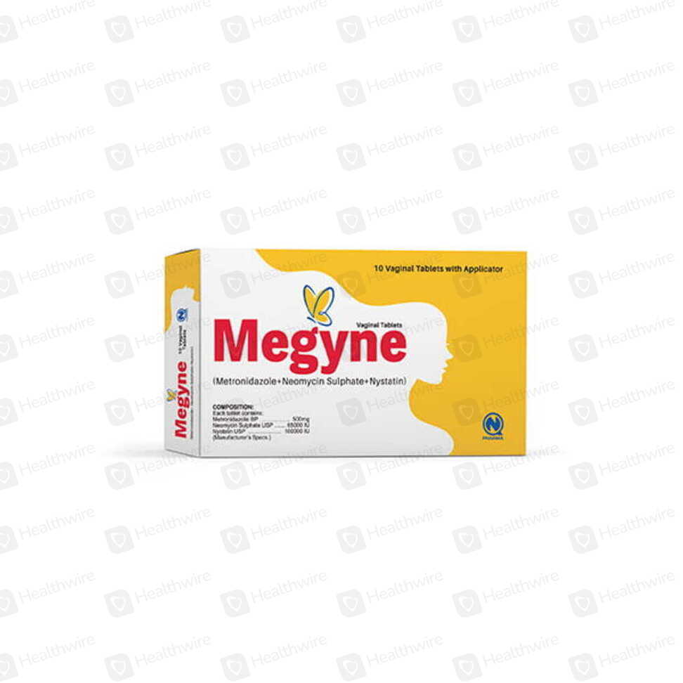Megyne Vaginal 10 Tablets