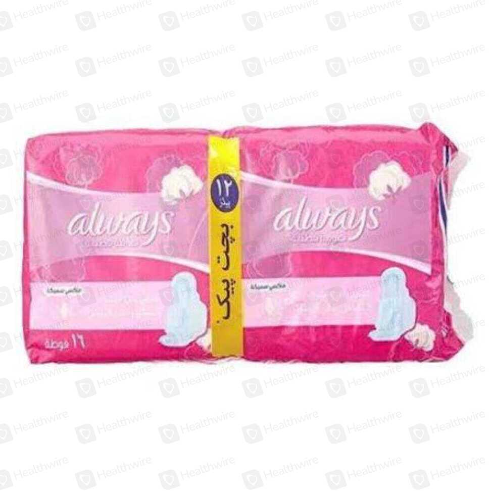 Always Soft Pink 12 Pads
