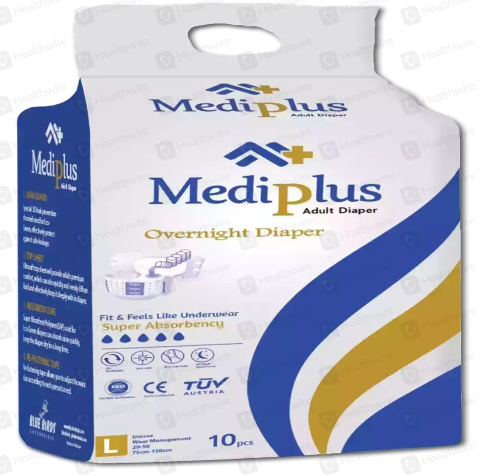 Mediplus (L) 10 Adult Diapers
