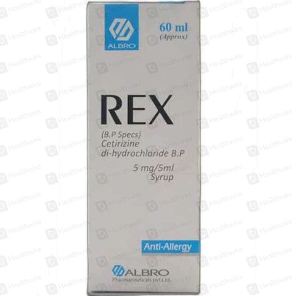 Rex (5Mg/5Ml) 60Ml Syrup