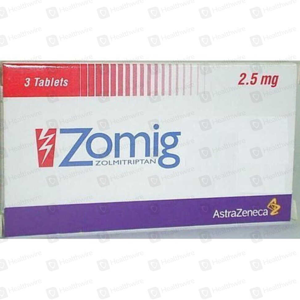 Zomig (2.5mg) 3 Tablets