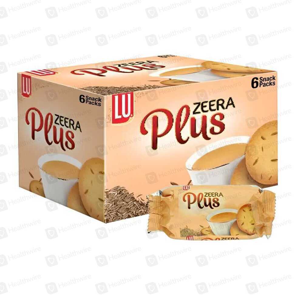 Lu Zeera Plus( 6 Snack Packs) Biscuits
