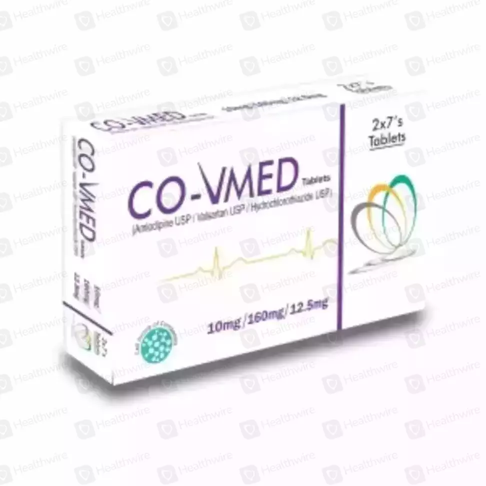 Co-Vmed (10/160/12.5Mg) 14 Tablets