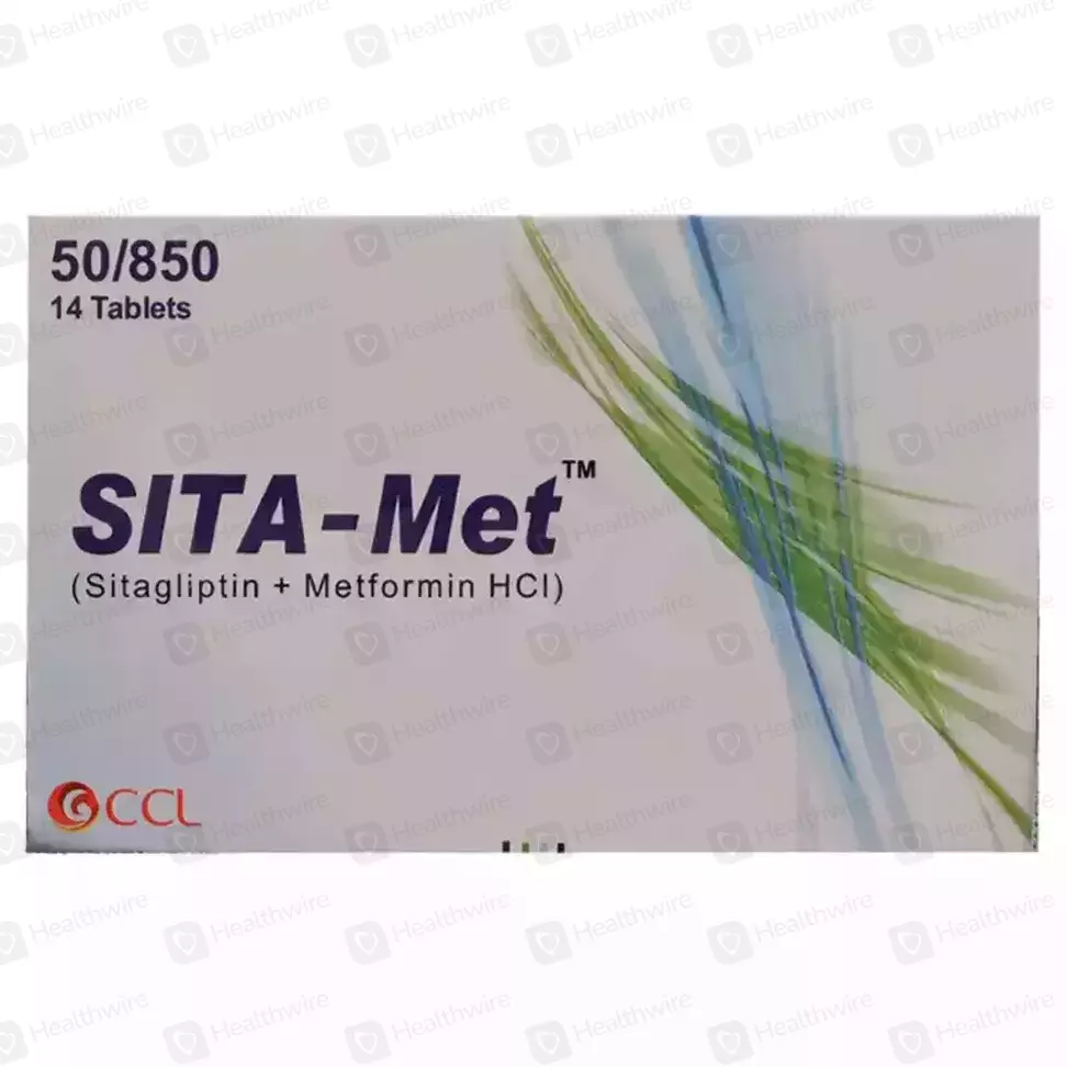 Sita Met (50\850 Mg) 14 Tablets