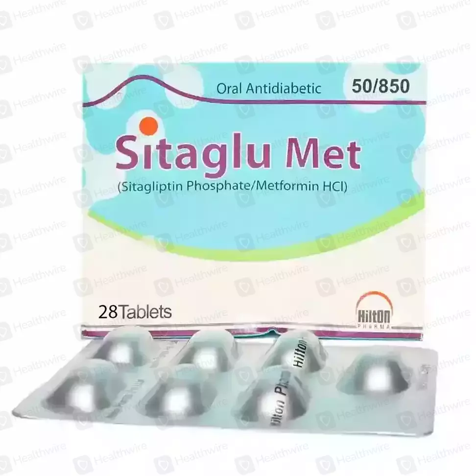 Sitaglu Met (50/850Mg) 28 Tablets