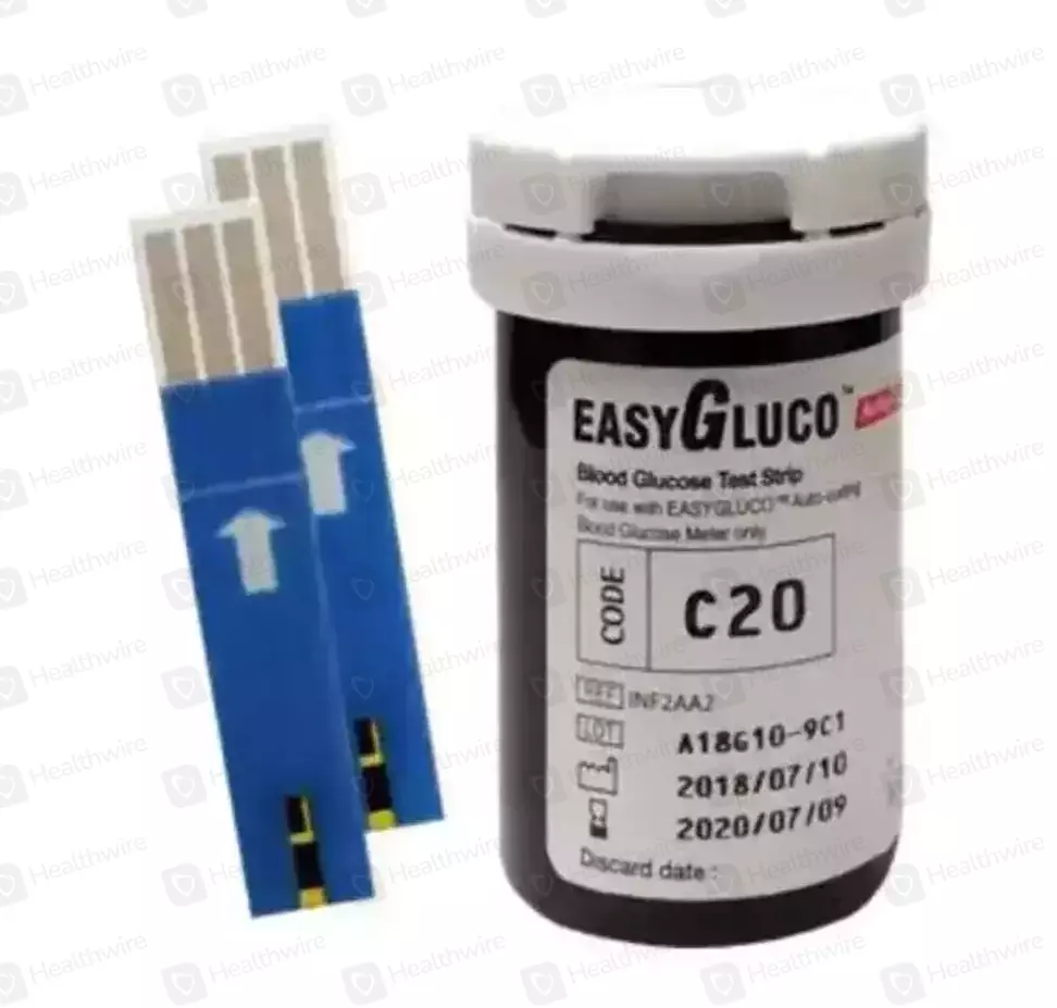 Easy Gluco Auto-Coding (Blood Glucose) 50 Test Strip