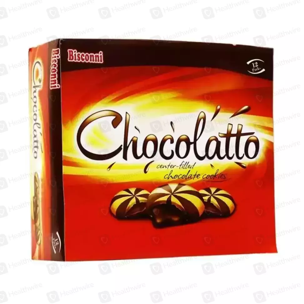 Chocolatto (Center Filled) Chocolate Cookies 12 Packs