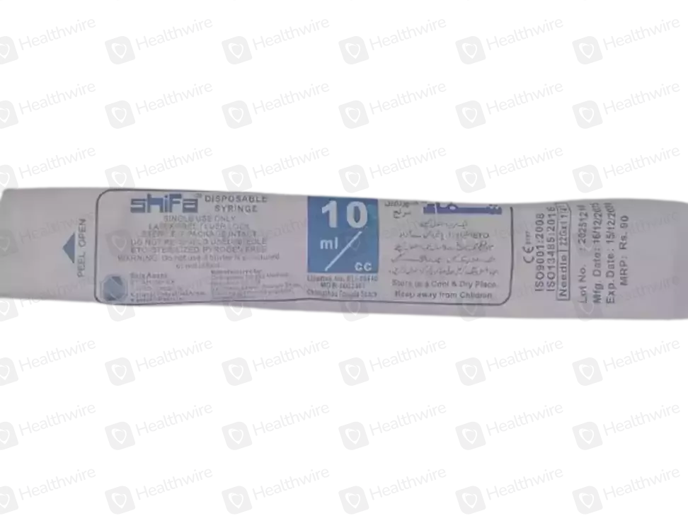 10Cc Syringe (Shifa) 100S