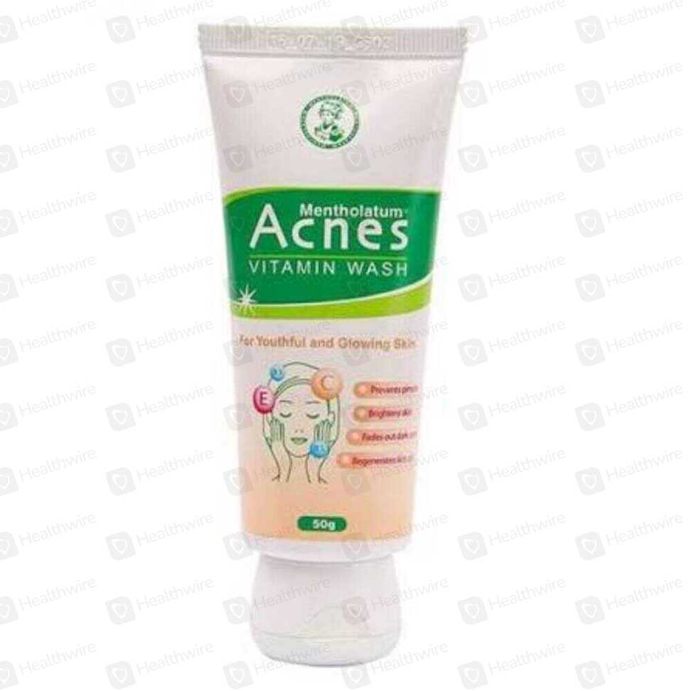 Acnes Mentholatum Vitamin Wash (50G) Face Wash