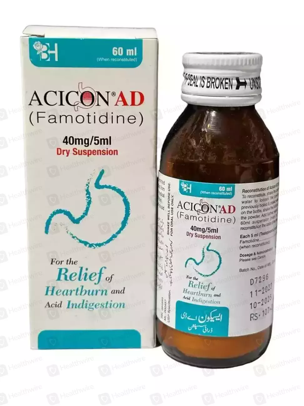 Acicon Ad (40Mg) Dry Suspension 60Ml