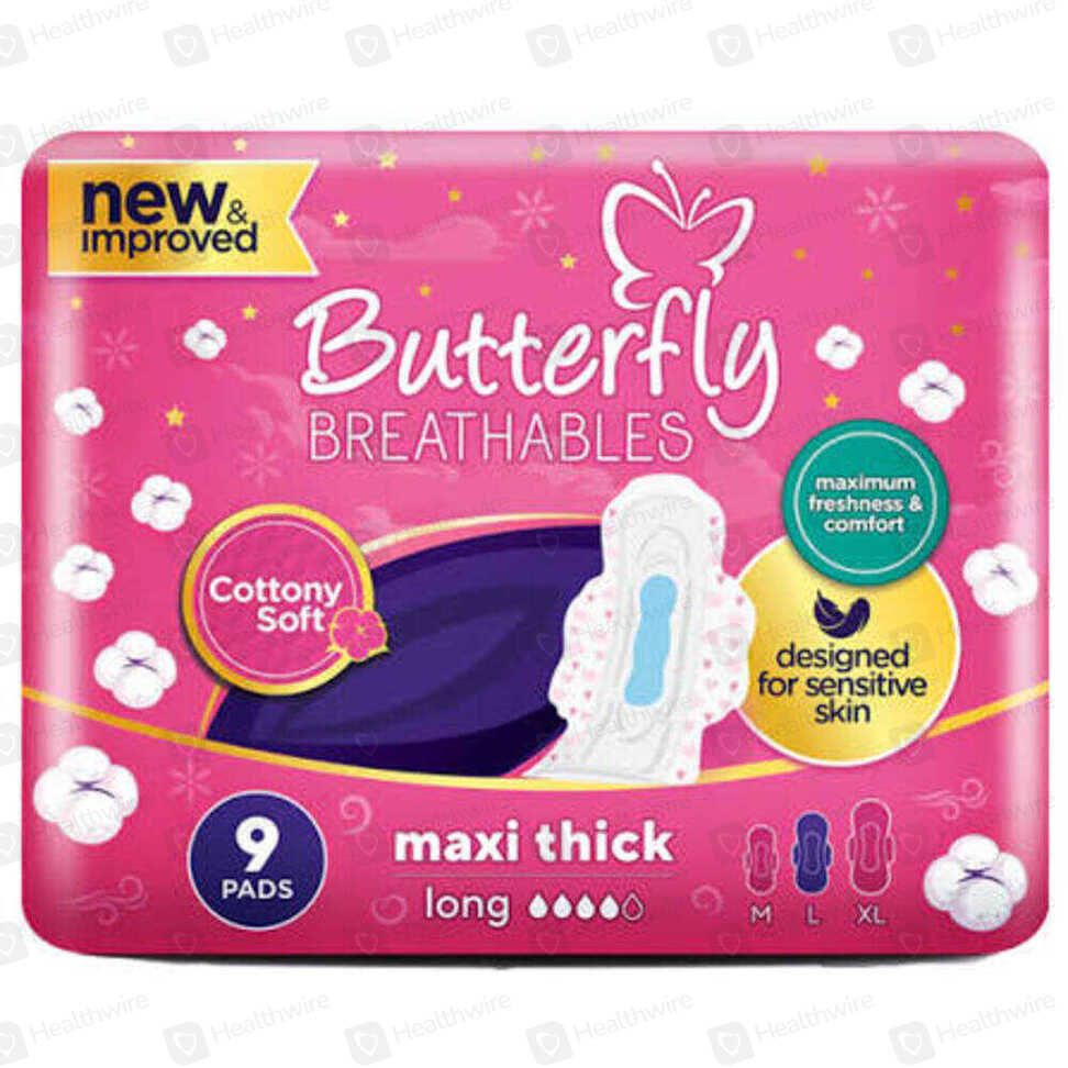 Butterfly Cottony soft long 9 pads